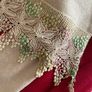 Alice Hannah Lambswool/Angora Lace Edge Scarf Image 4