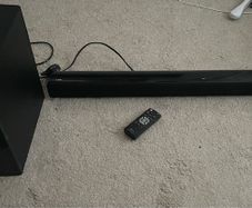 Lg soundbar and subwoofer