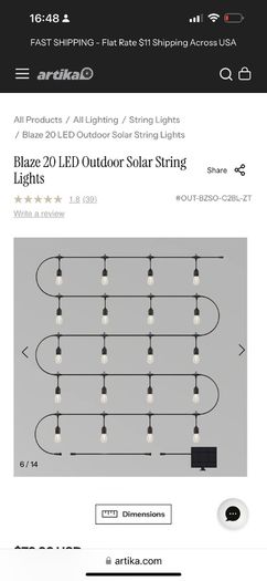 solar lights grand new in box