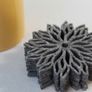 Placemats and coaster Aster Flower Felt Table Mats Set of 8 Image 5
