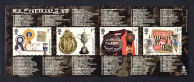 2022 Great Britain Sports The FA Cup Football Cup Commemorative Stamps Miniature Sheet Mint Never Hinged (MNH)