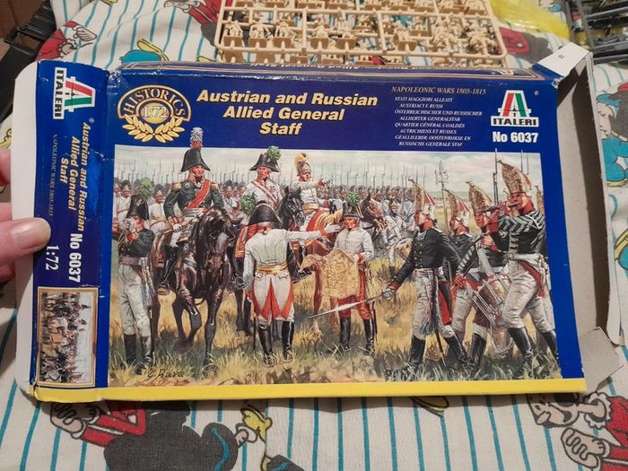 Italeri 6037 Austrian And Russian Allied General Staff