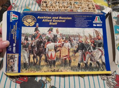 Italeri 6037 Austrian And Russian Allied General Staff
