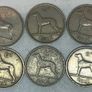 Ireland 6d sixpence lot x6 1940 1942 1955 1960 1969 Image 4