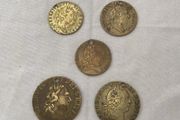 Great Britain 19th Century Spade Guinea Brass Tokens