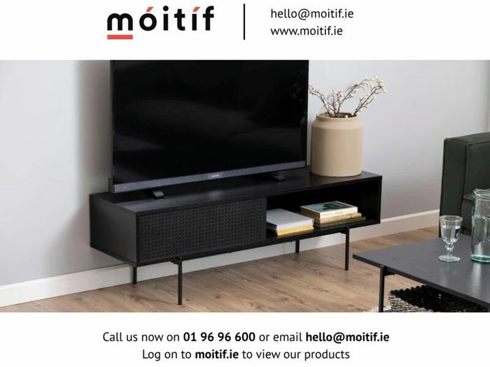Angie Rectangular Media TV Unit