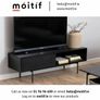 Angie Rectangular Media TV Unit Image 4