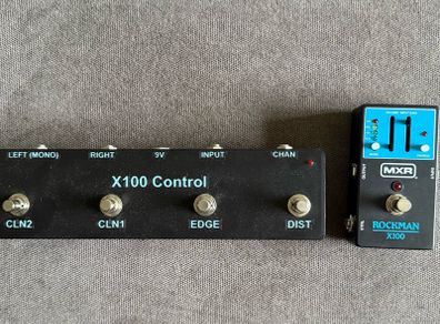 MXR Rockman X100 + 4 channel controller