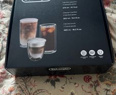 Delonghi glasses hot and cold collection (double-wall)