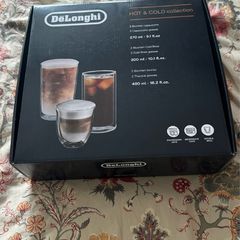 Delonghi glasses hot and cold collection (double-wall)