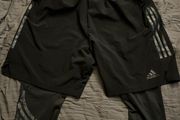 Adidas training running Shorts 2 in 1 size XXL