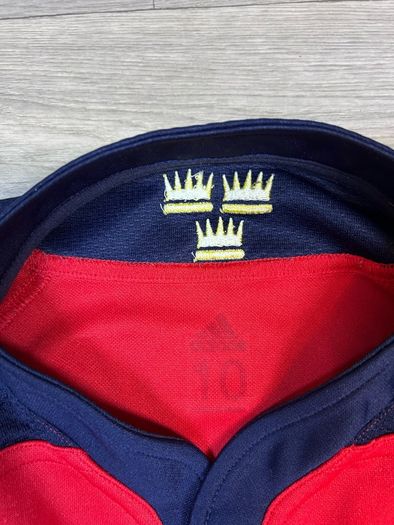 Vintage 2007 Adidas Munster Player Issue Rugby Jersey Shirt Mens Large Tight Fit