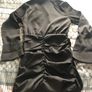Size 8 black satin dress Image 3
