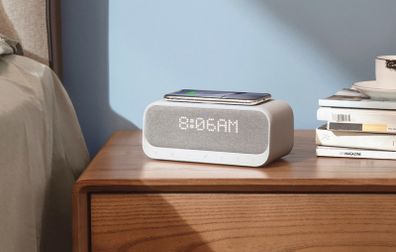 Music Wireless Charger Radio Bluetooth Speaker Clock