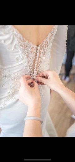 Tailored wedding dress