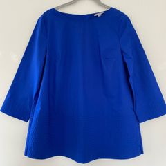 COS royal blue shirt blouse
