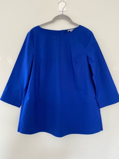 COS royal blue shirt blouse