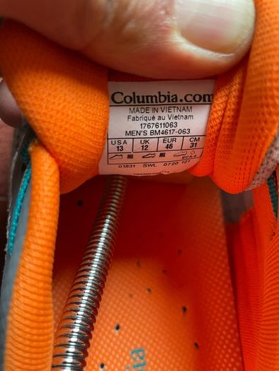 Columbia runners size 12