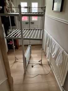 heated clothes airer