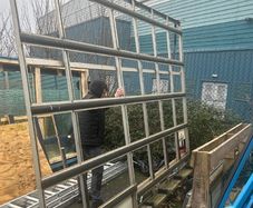 glass rack for van