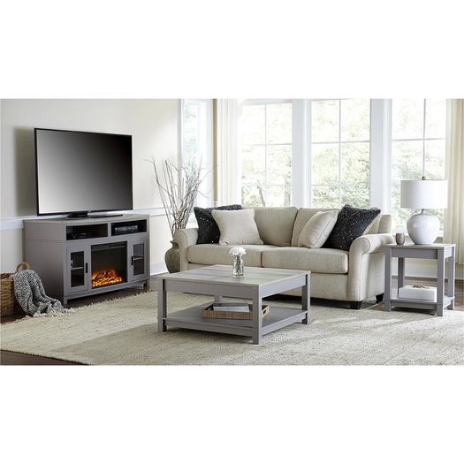 Dorel Carver Coffee Table - Grey - 5047096PCOMUK