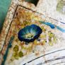 Antique Hand Painted Enamel Clock Face- Victorian Salvaged Grandfather Clock ( complete, looks like it's working) Image 5