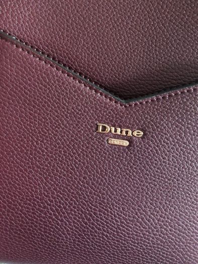 Dune backpack / handbag in burgundy