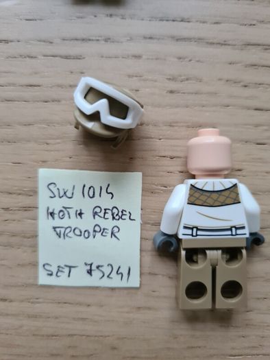 lego sw1014 hoth rebel trooper, set star wars 75241