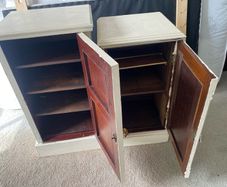 Bedside Lockers Solid Mahogany Antiques