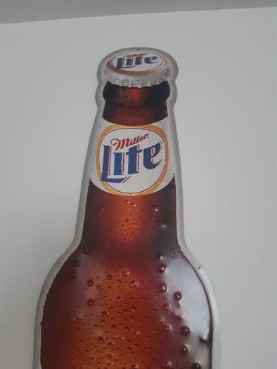 Metal Beer Bottle