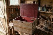really nice old tool chest....