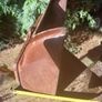 Cast Iron Fire Front Vintage Luster Iredescent  16'' Image 7
