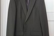 M&amp;S slim fit green suit 36R 28R