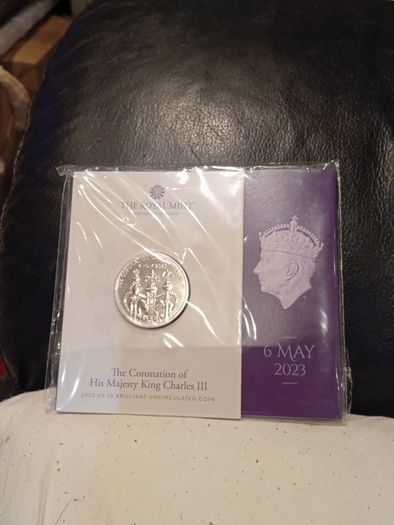 The Coronation of His Majesty The King Charles the 3rd Commerative Coin