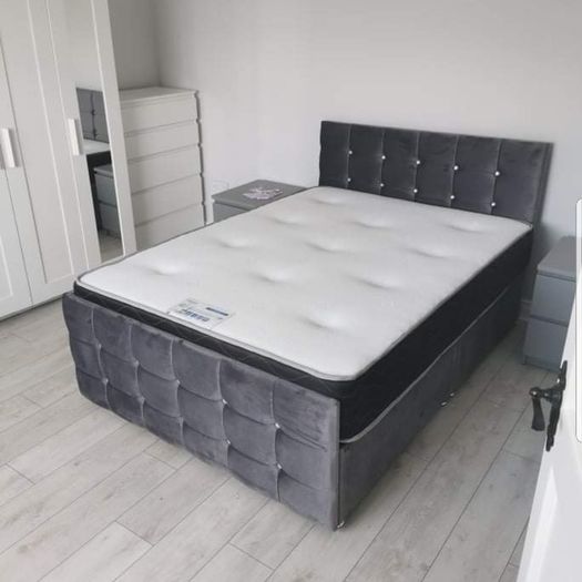 Luxus Sandy Divan Beds With Memory Foam Mattresses Available In All Sizes, Offering Free Cash On Delivery