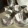 Vintage Royal Tara 21 piece set Irish Blossom in Mint condition Image 3