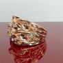 Diamond D'Joy Luxury: Natural Champagne Diamond Bubble Ring Image 9