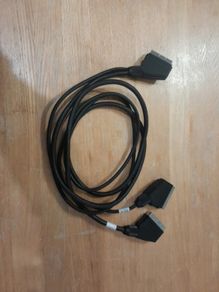 Scart Cable, 2 into 1, adapter. TV, DVD, VIDEO.