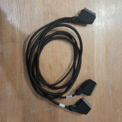 Scart Cable, 2 into 1, adapter. TV, DVD, VIDEO.