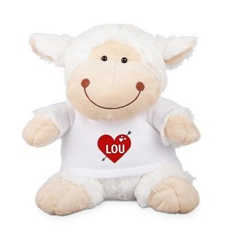 Personalised Sheep Plush Toy great gift present for kids or newborns