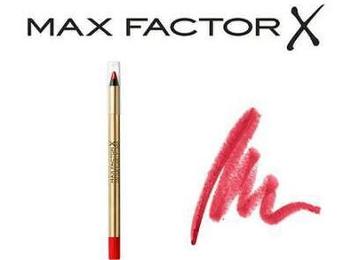 Max Factor Colour Elixir Lip Liner Pencil - 10 Red Rush - New