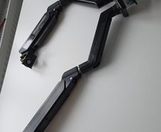 Dual monitor arms