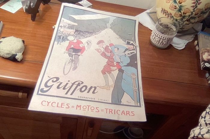Vintage French cycling poster