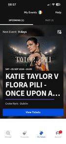 Katie Taylor Croke Park Tickets (high Demand) Low Seating