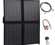 Foldable Solar Panel Charger 80 W 12 V