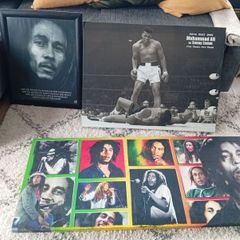 canvas bob Marley, Mohamed ali