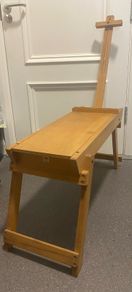 Winsor and Newton Vintage Donkey Artist's Easel Bench Wooden England