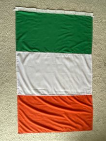 irish flag , high quality, fabric