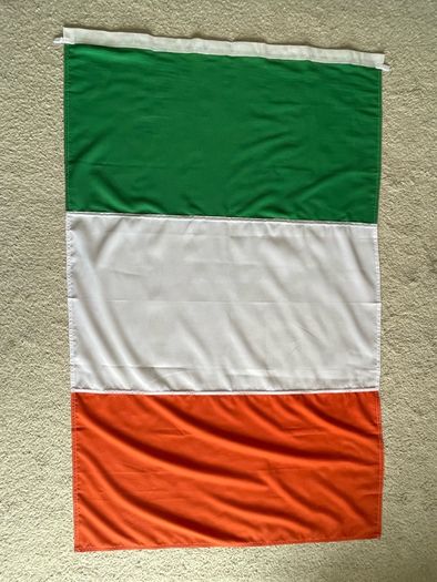 Handmade Fabric Irish Flag