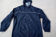Navy Rain Jacket / Unisex Festival Jacket